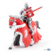  Красный рыцарь с копьем и его лошадь набор фигурок Papo Рыцари Средневековья
