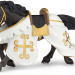 Фигурка Рыцарский конь рыцаря знака Золотого креста Papo