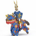 Фигурка Флёр де Лис - рыцарский конь знака королевской Лилии, синий Papo