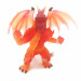 Фигурка Огненный дракон прозрачный, красный Papo
