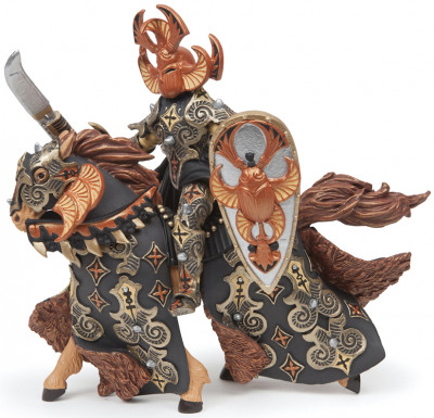 Набор фигурок рыцарь знака бронзового скарабея и его лошадь Papo