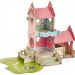 Сказочный замок принцессы с конюшней картонный размер 53 х 37 х 40 см без фигурок