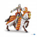  Турнирный рыцарь с мечом на лошади набор фигурок Рыцари Средневековья Papo
