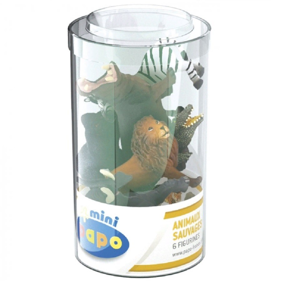 Мини туба фигурки Дикие животные Papo