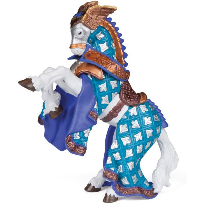 Фигурка Рыцарский синий конь знака Орла Papo