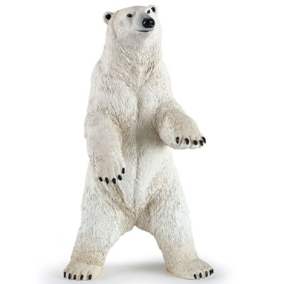 Фигурка Белый медведь на задних лапах Papo