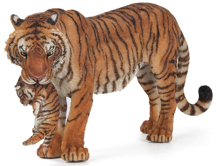 Фигурка Самка амурского тигра с детёнышем Papo