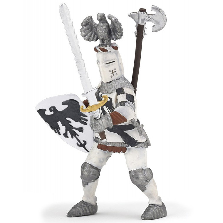 Фигурка рыцарь знака Орла с мечом и секирой Papo