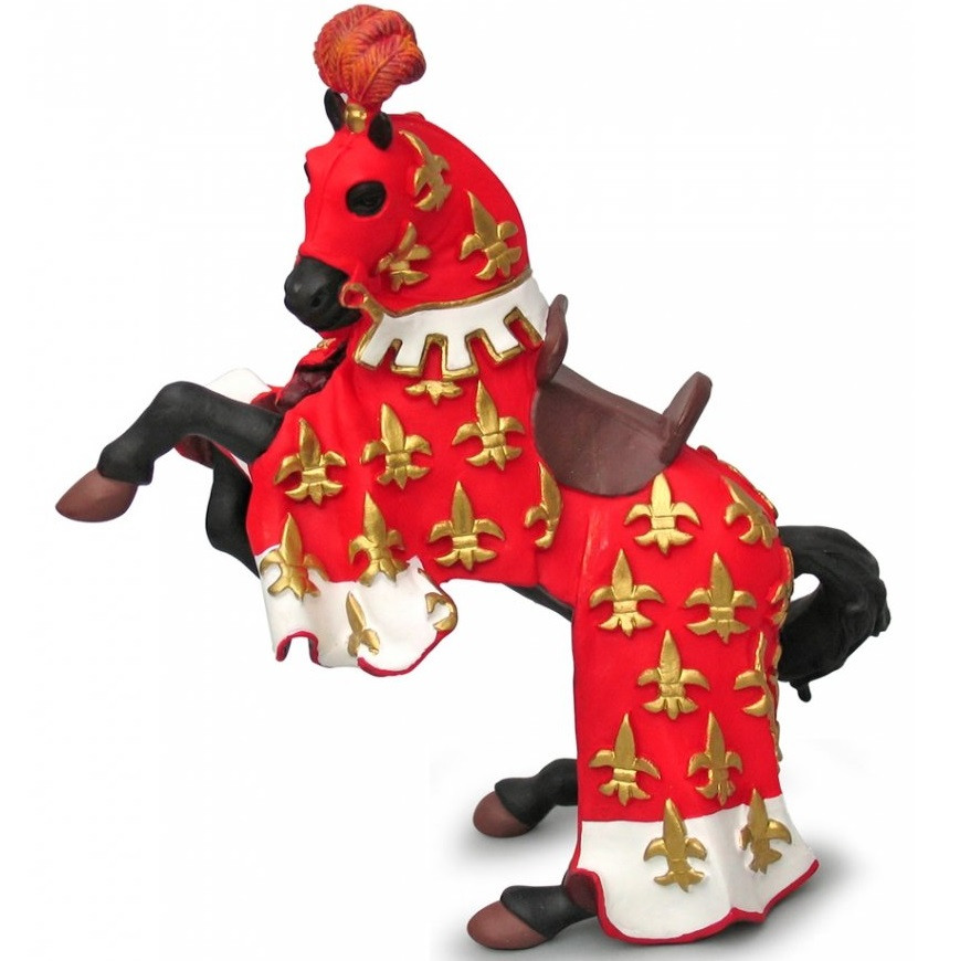 Фигурка конь принца Филиппа красный Papo