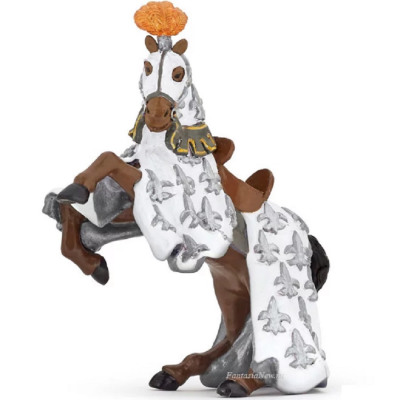 Фигурка Рыцарский конь принца Филиппа, белый Papo