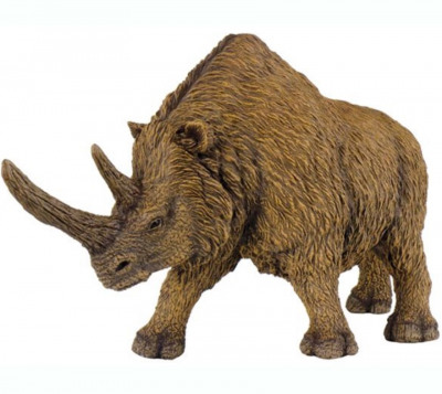  Шерстистый носорог фигурка Papo древний носорог