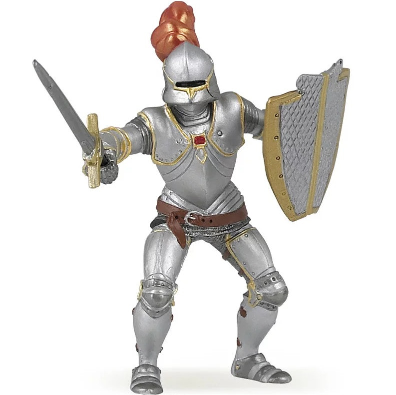Фигурка Королевский рыцарь в доспехах с мечом и щитом Papo