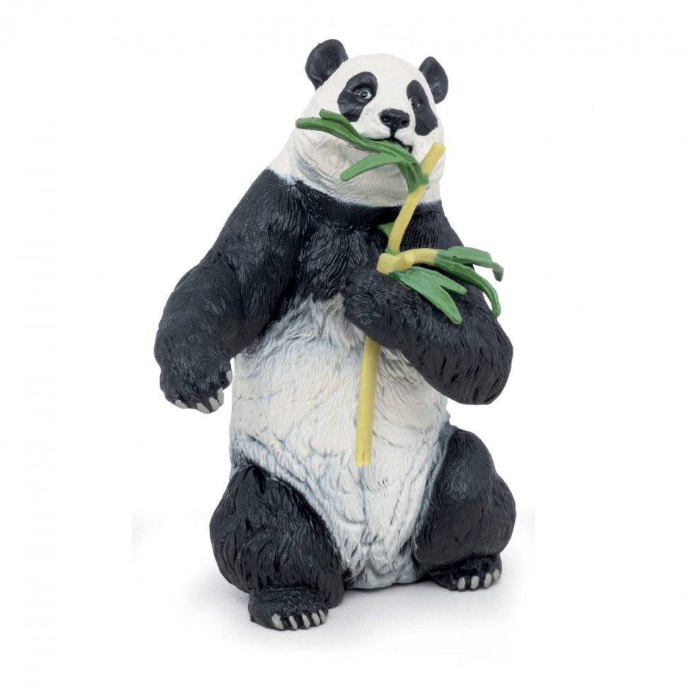 Панда с бамбуком фигурка