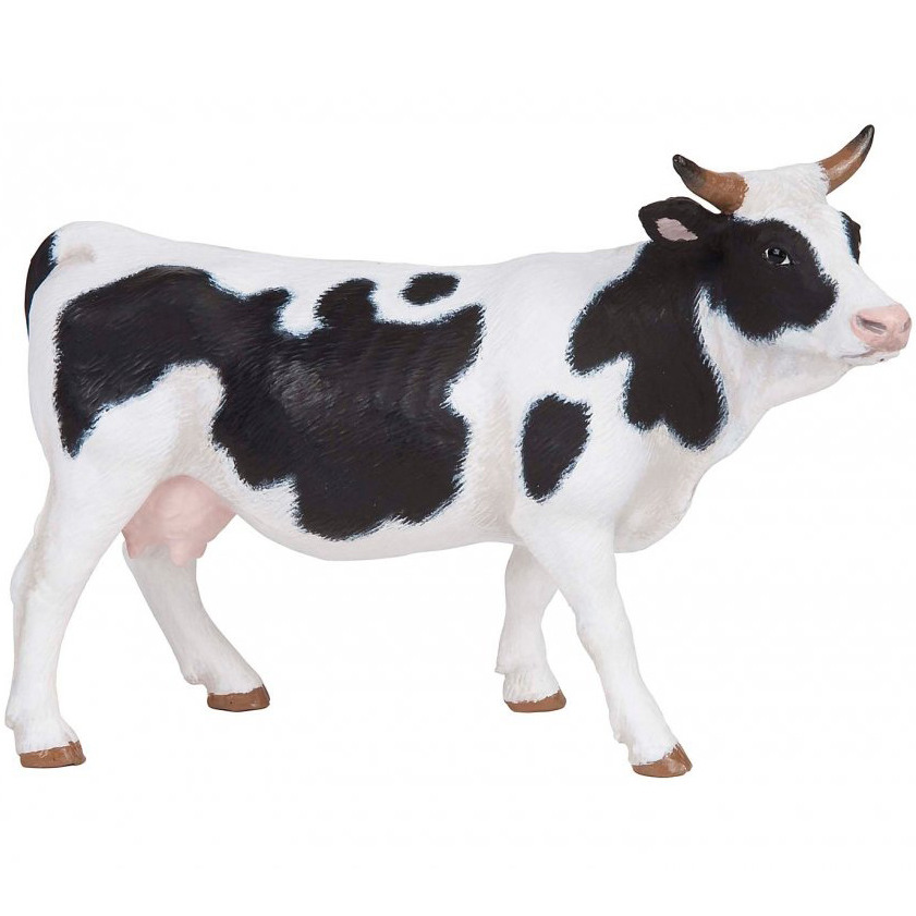 Фигурка корова чёрно-пёстрой породы Papo